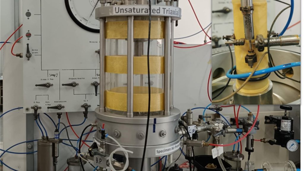 Triaxial for unsaturated soils